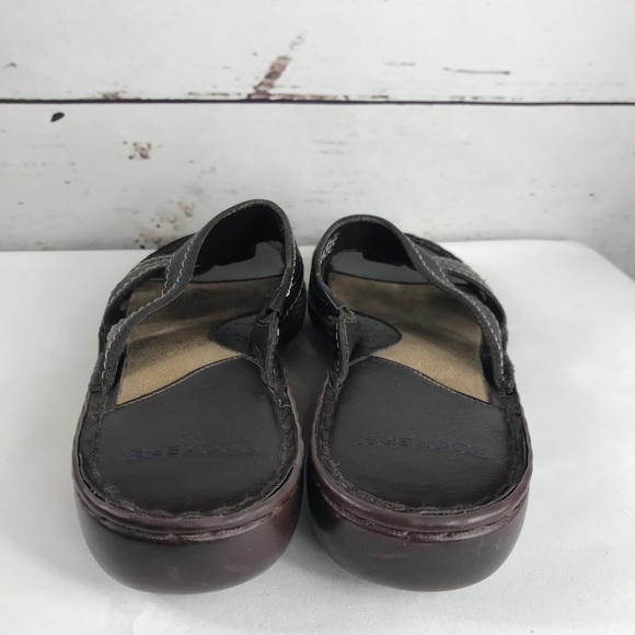 Dockers Shoes | Dockers Leather Sandals Size 9m Brown Slip On | Poshmark